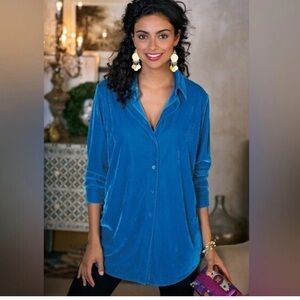 Soft Surroundings Button Down Top